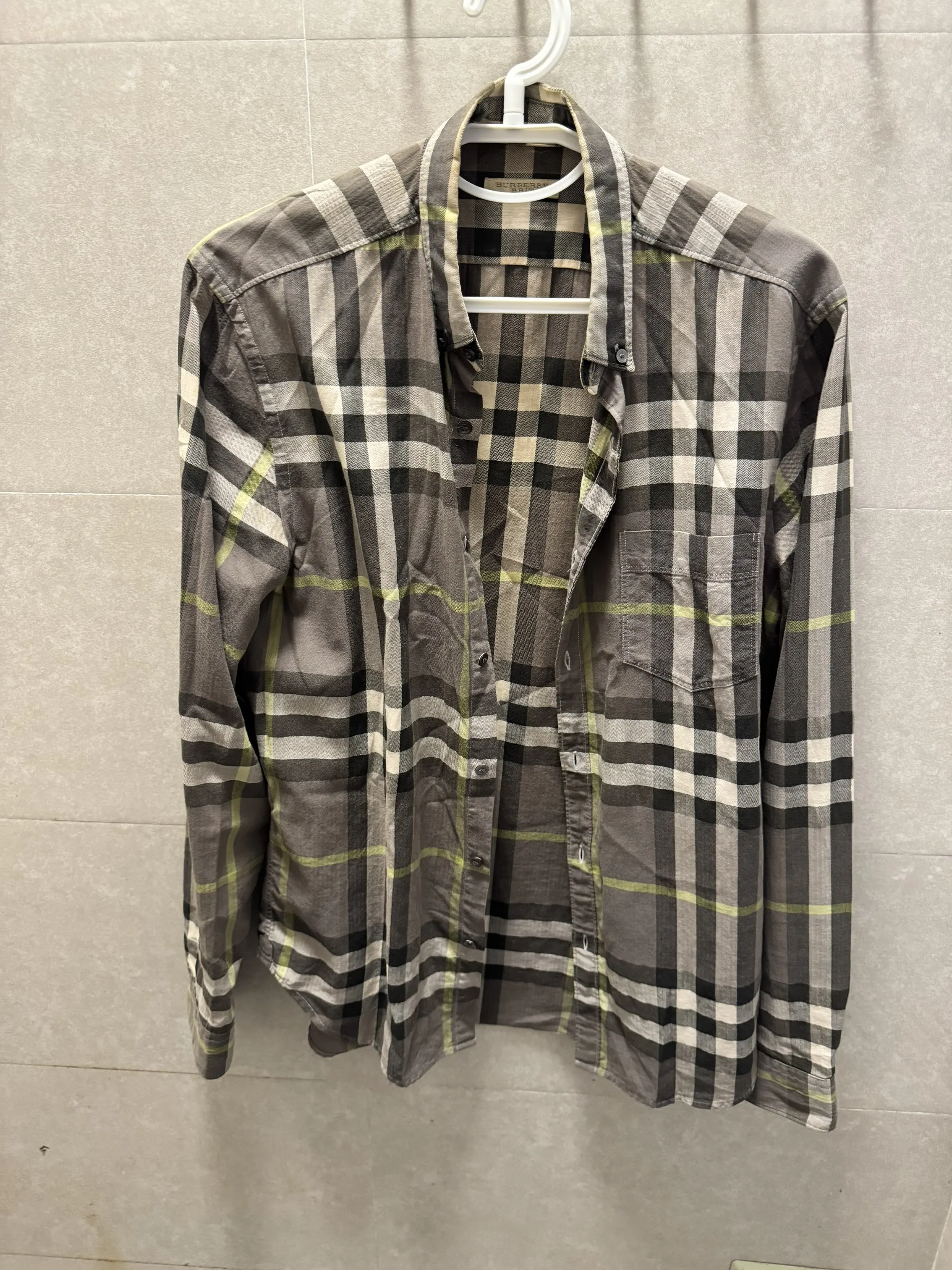 Burberry 2025 Gosha Burberry Check Flannel Shirt Burberry Simpson Checked Cotton Shirt Black FARFETCH JO