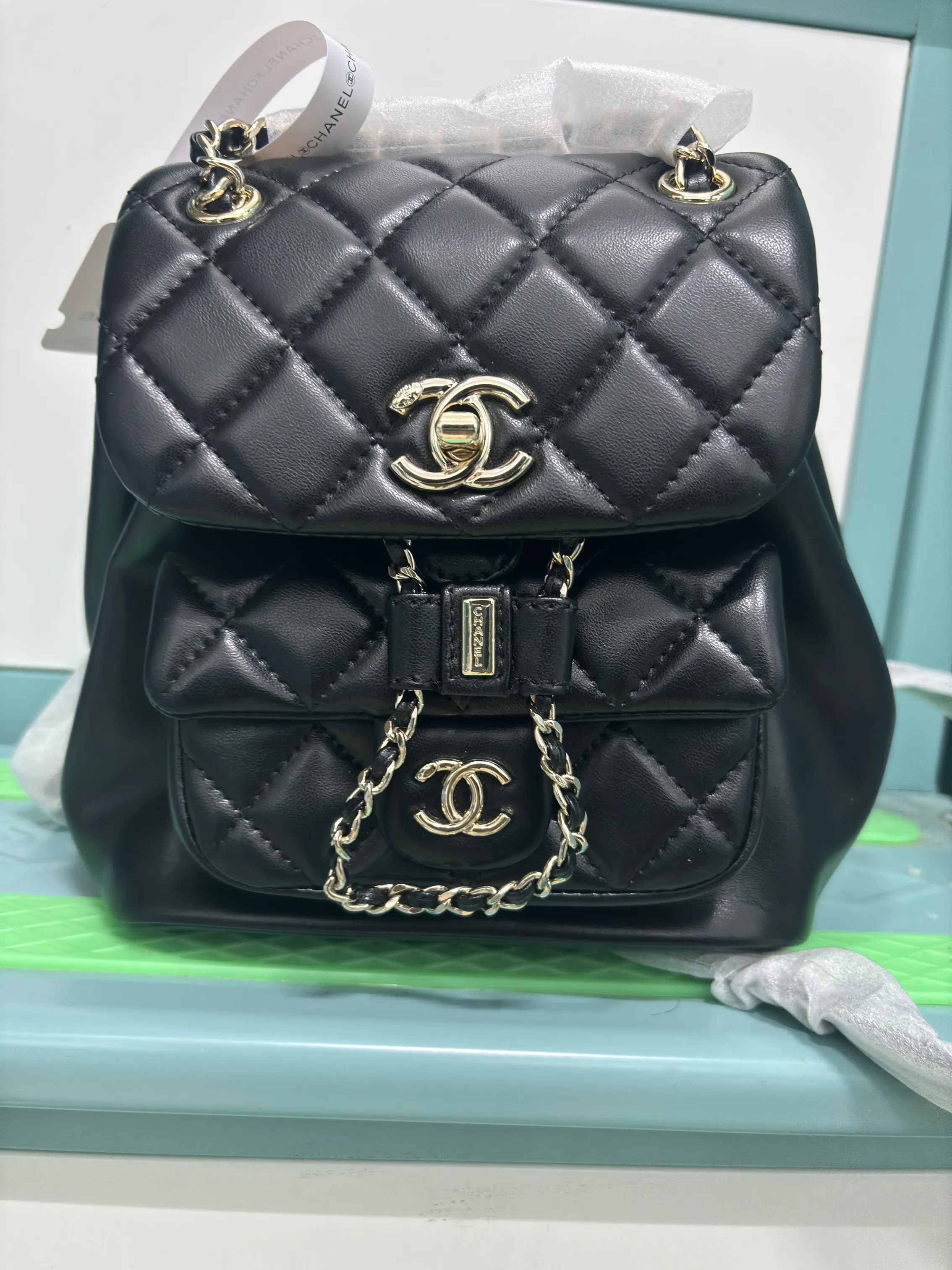 chanel leather backpack replica How to Spot Fake：Chanel Backpack 2022 Authenticity Check