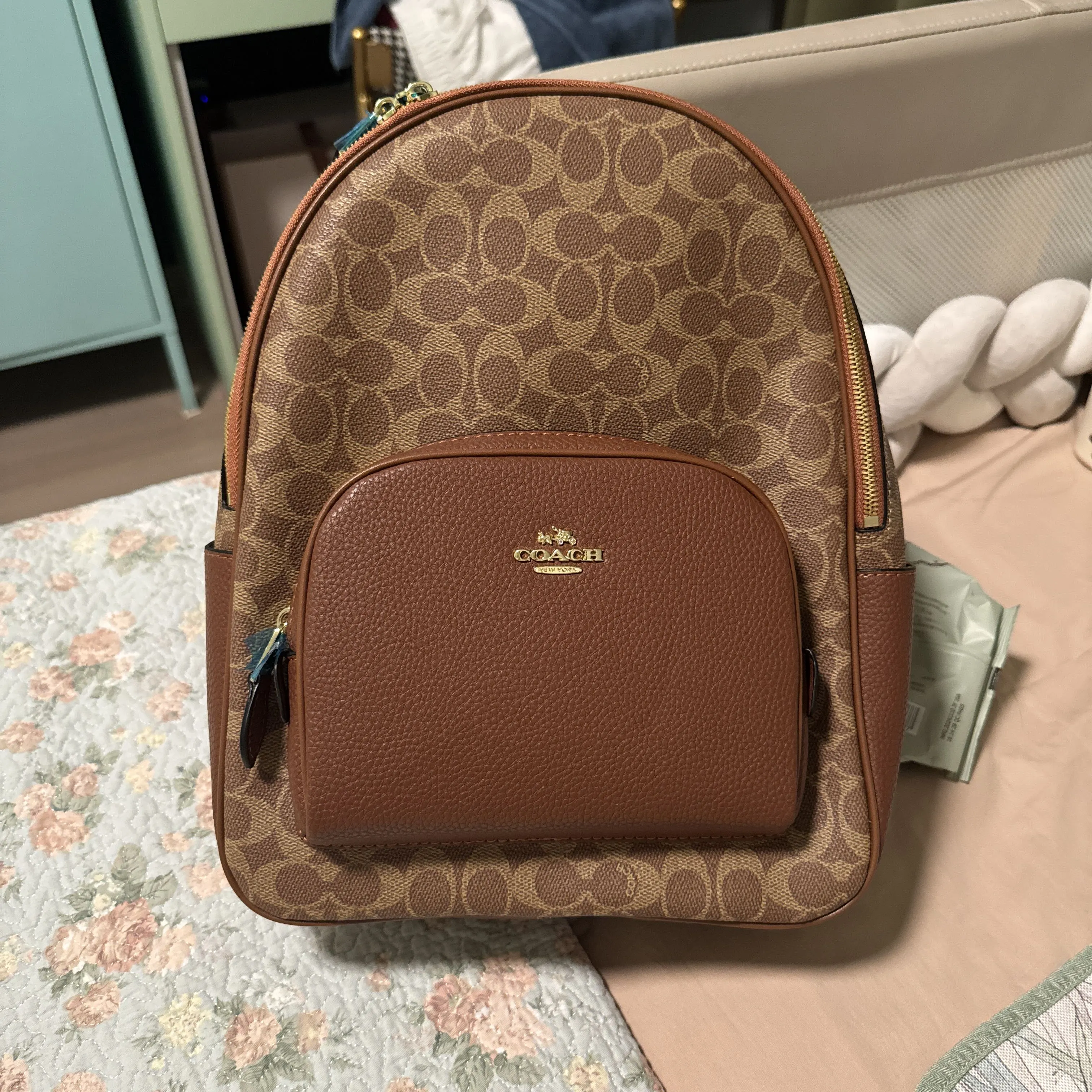 coach backpack for sale philippines Men's Brand COACH CV922 QBOH0 Charcoal/Denim/Chalk Travel Bag Brand Luxury Stylish Present Men Practical Cool Crafted from Coachs signature jacquard New and used Coach-bag-philippines for