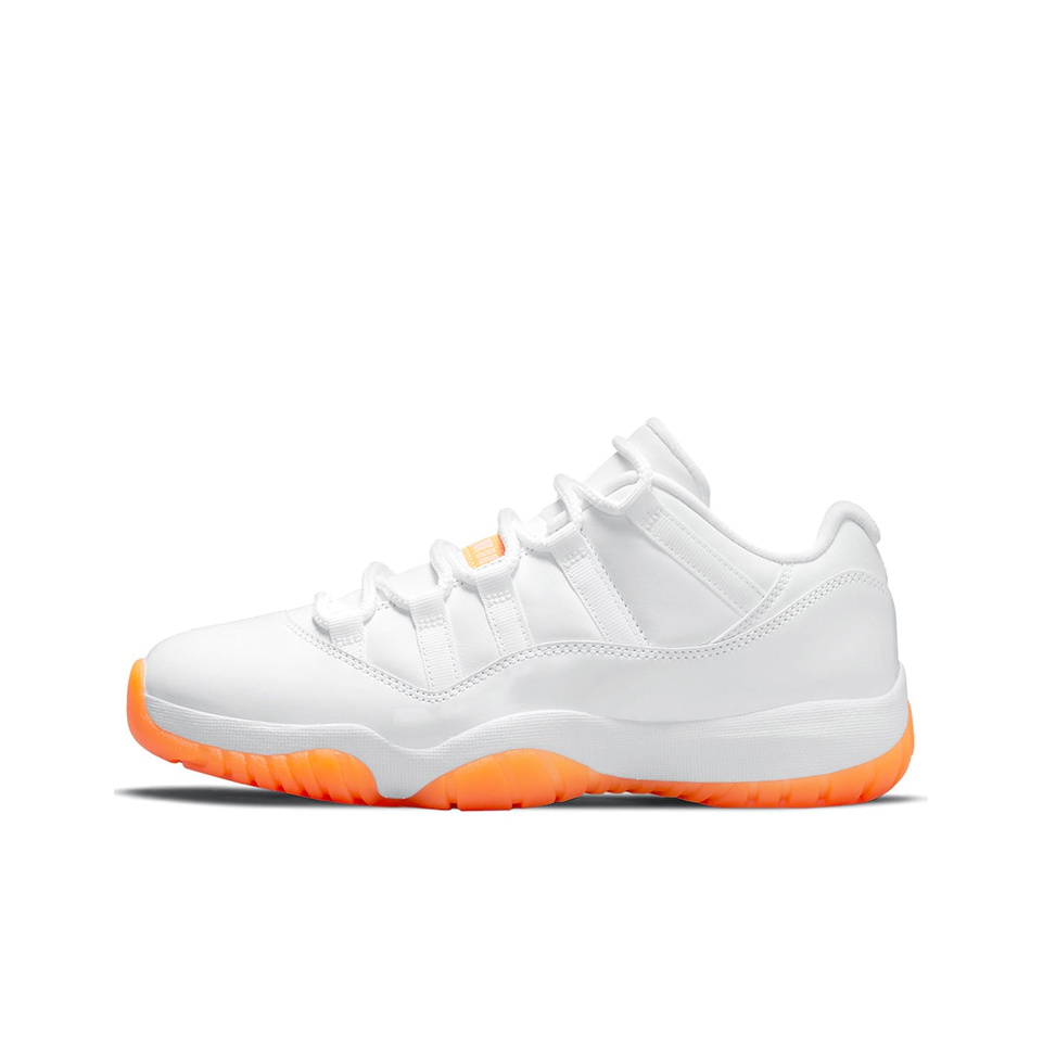 How to Spot Fake：Air Jordan 11 White and Orange - POIZON