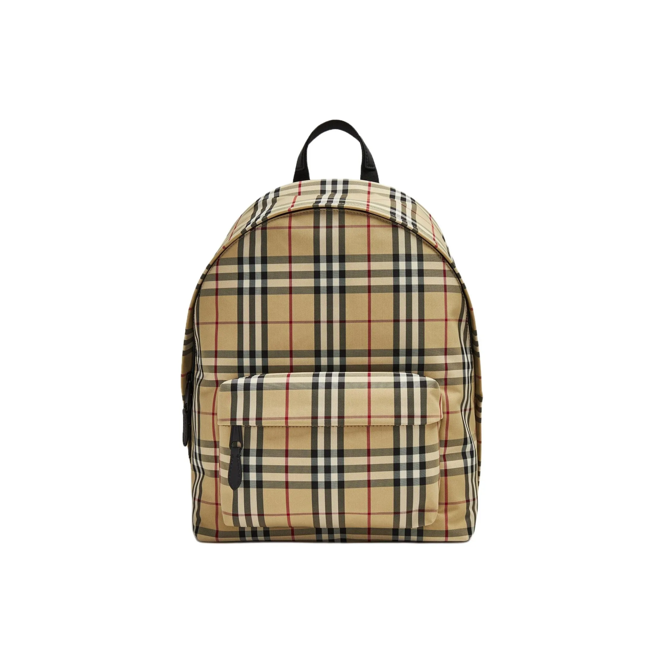 fake burberry mini backpack Vintage Rainbow Check Small Rucksack Antique Yellow 775723 FASHIONPHILE fastening pockets that are punctuated with a gold Mini Horseshoe Backpack in Black