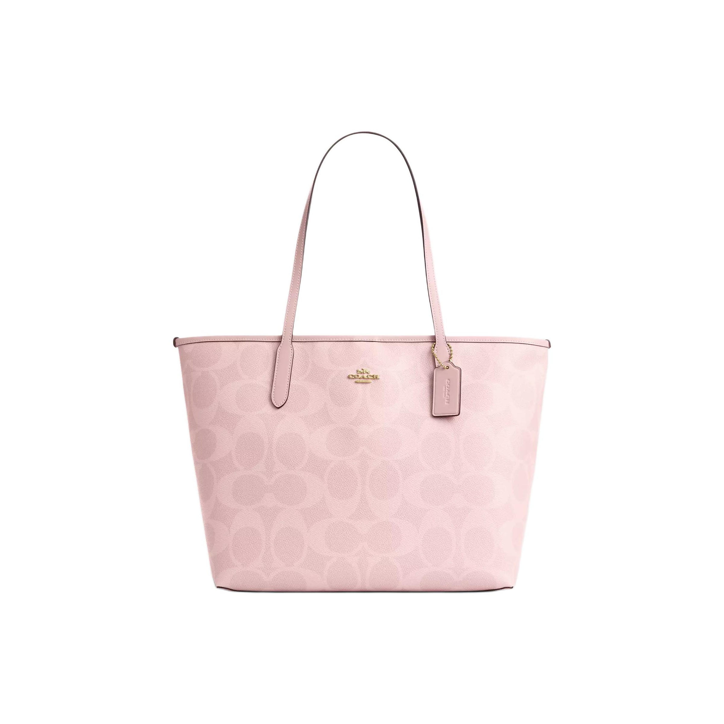 Pink Coach Tote Bags：Real vs Fake Guide - POIZON