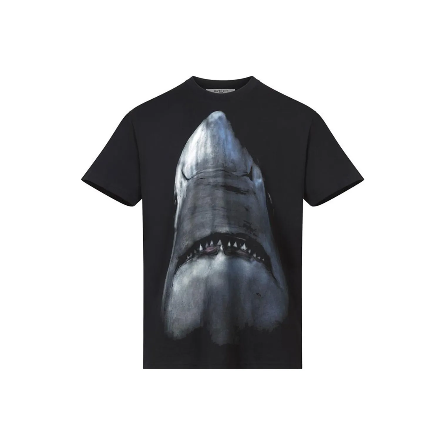 Givenchy Tシャツ fake mink着用 How to Spot Fake：T Shirt Givenchy Shark - POIZON