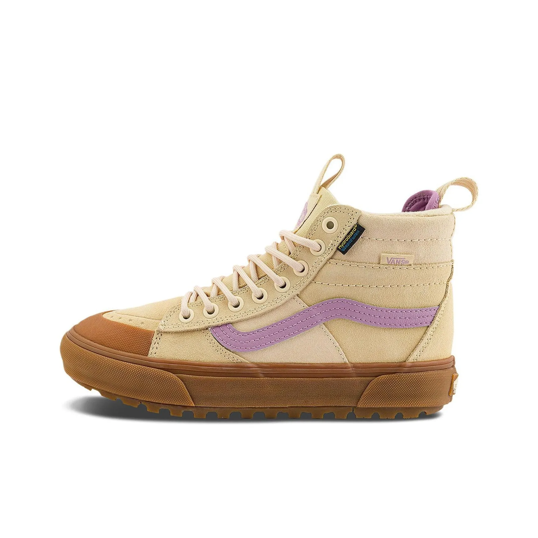 Vans Mte SK8 HI Удобные Высокие Кеды Походная Обувь Женские Экрю