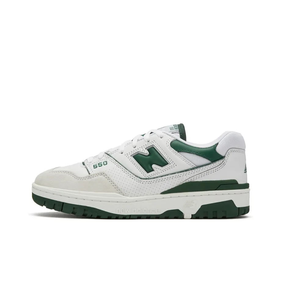New Balance NB 550 Премиум Пачка Низкие Ретро Баскетбольные Кроссовки Унисекс Зеленые