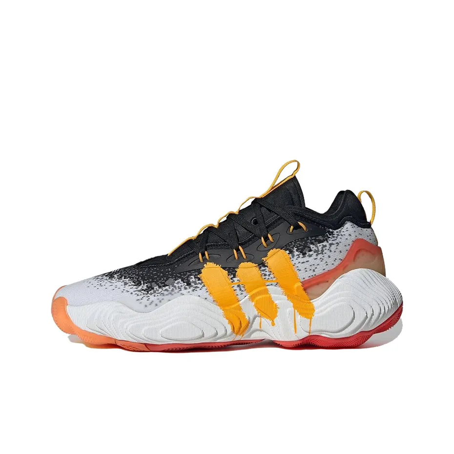 Adidas Trae Young 3,0 MID Баскетбольные кроссовки Унисекс Черный Белый Оранжевый