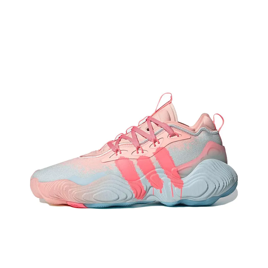 Adidas Trae Young 3,0 Low Топ Баскетбольные кроссовки Унисекс Розово-синий