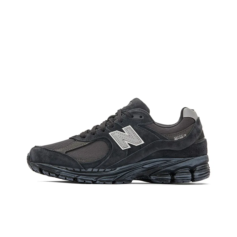 New Balance NB 2002R Кожа Текстиль Низкие Повседневные Беговые Кроссовки Унисекс Темно-Серый