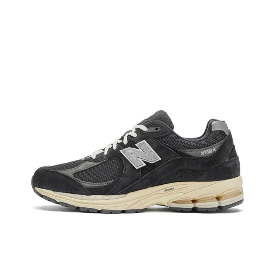 New Balance NB 2002R Low-Top Повседневные Городские Коммутатор Беговые Кроссовки Унисекс Серый Угольный