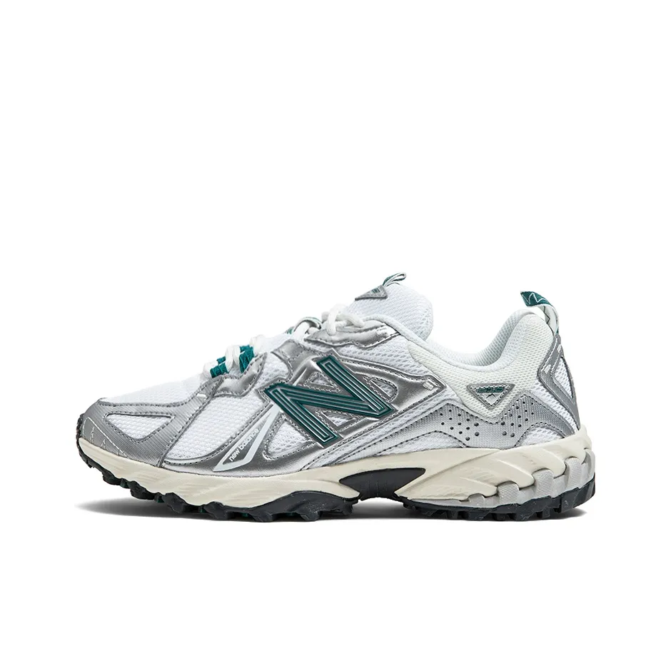 New Balance 610T 'Urbancore' Y2K Устойчивый к истиранию Низкий Топ Уличная Обувь Унисекс Серебристо-Белый