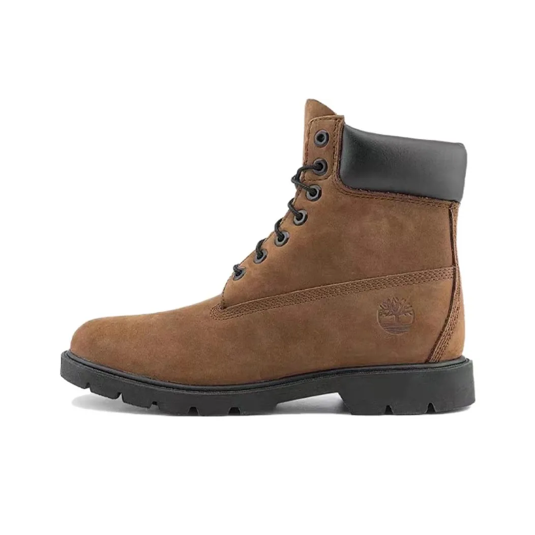 Timberland Классический 6 Inch Короткий Уличный Мужской Темно-Коричневый