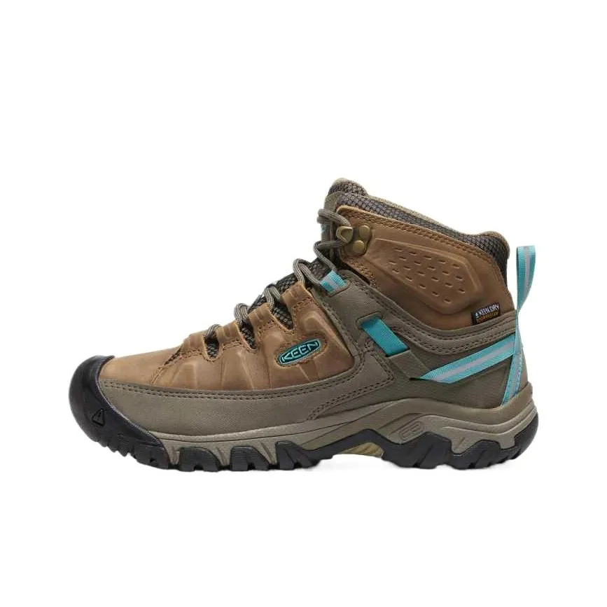 KEEN Targhee 3 Устойчивый к истиранию противоскользящий средней длины для активного отдыха женский коричневый