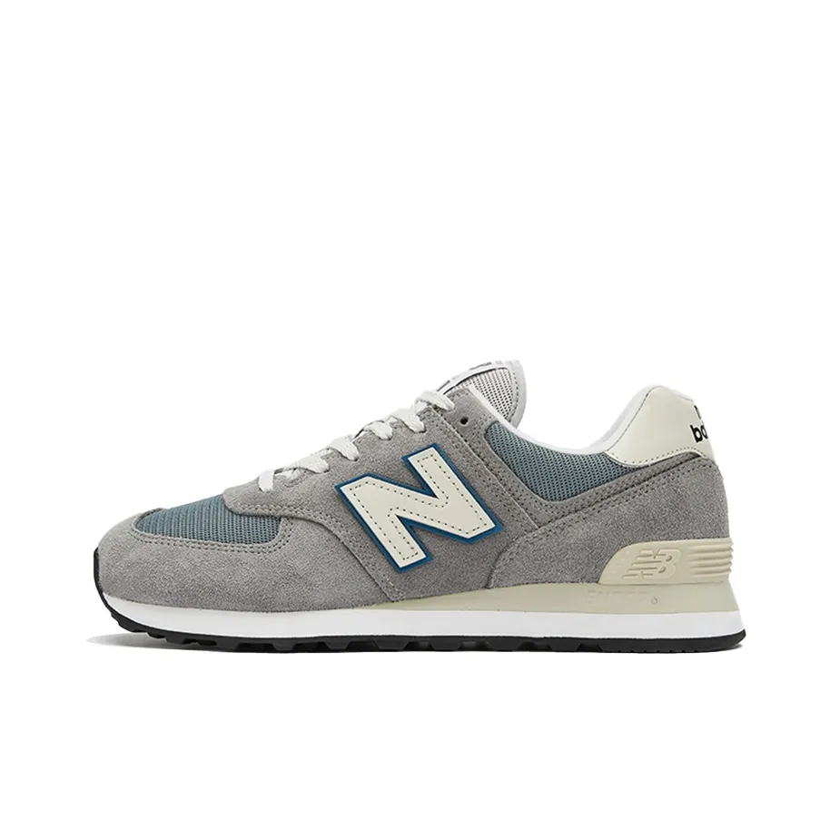 New Balance NB 574 Дышащий Low Топ Повседневный Городская коммутация Беговые кроссовки Унисекс Бетонно-серый