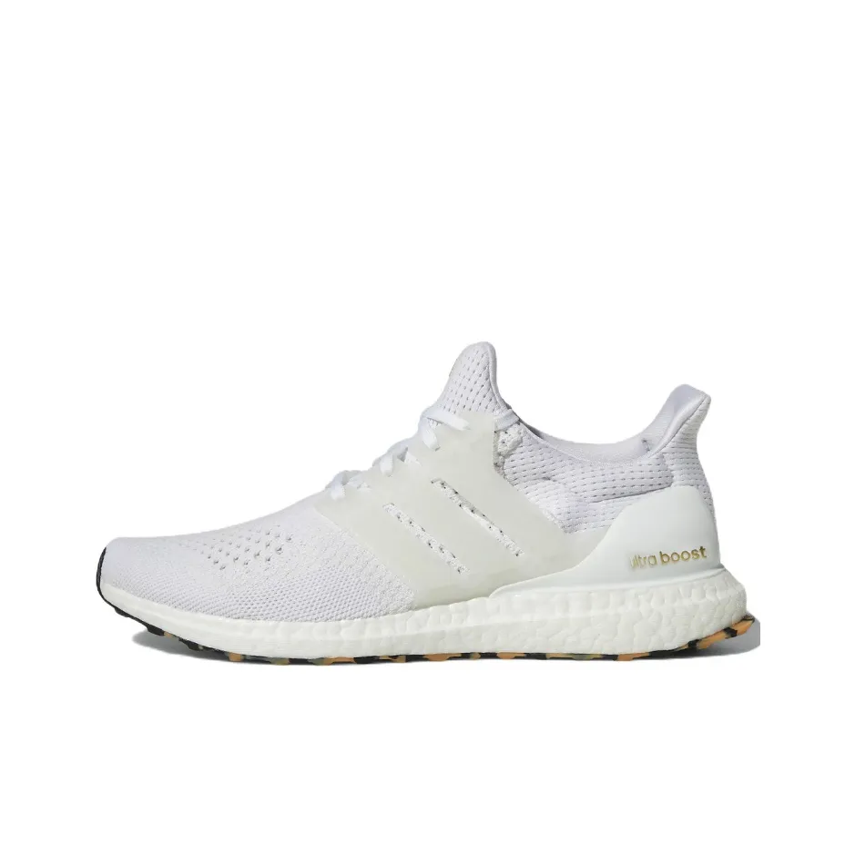 Adidas Ultraboost 1,0 Текстиль ТПУ (TPU) Низкий верх Повседневные беговые кроссовки Унисекс Белый