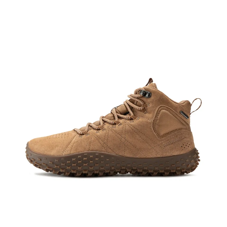 MERRELL Wrapt Текстиль Кожа Противоскользящий Устойчивый к истиранию Легкий Дышащий Верх MID Повседневная обувь Мужская